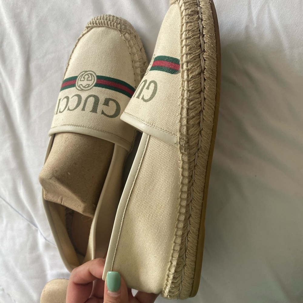 Gucci canvas espadrilles